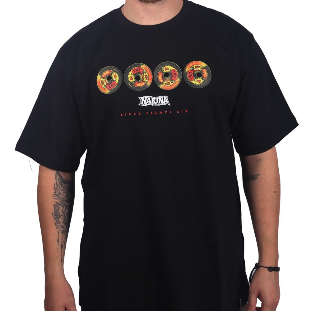 CAMISETA RODA TNT ANIMAL 86 -PRETA2